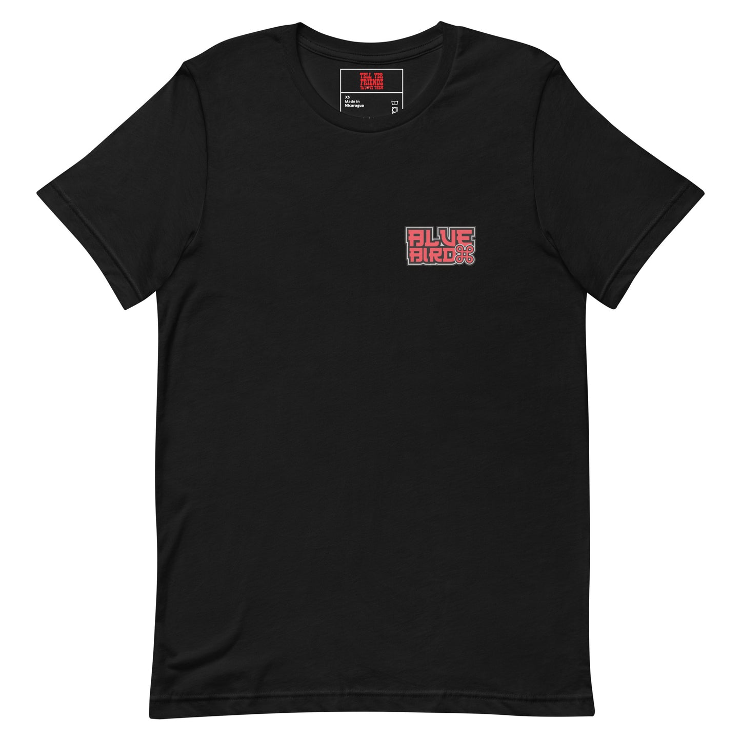 BLUEBIRD NINJA LOGO POCKET PRINT T-SHIRT