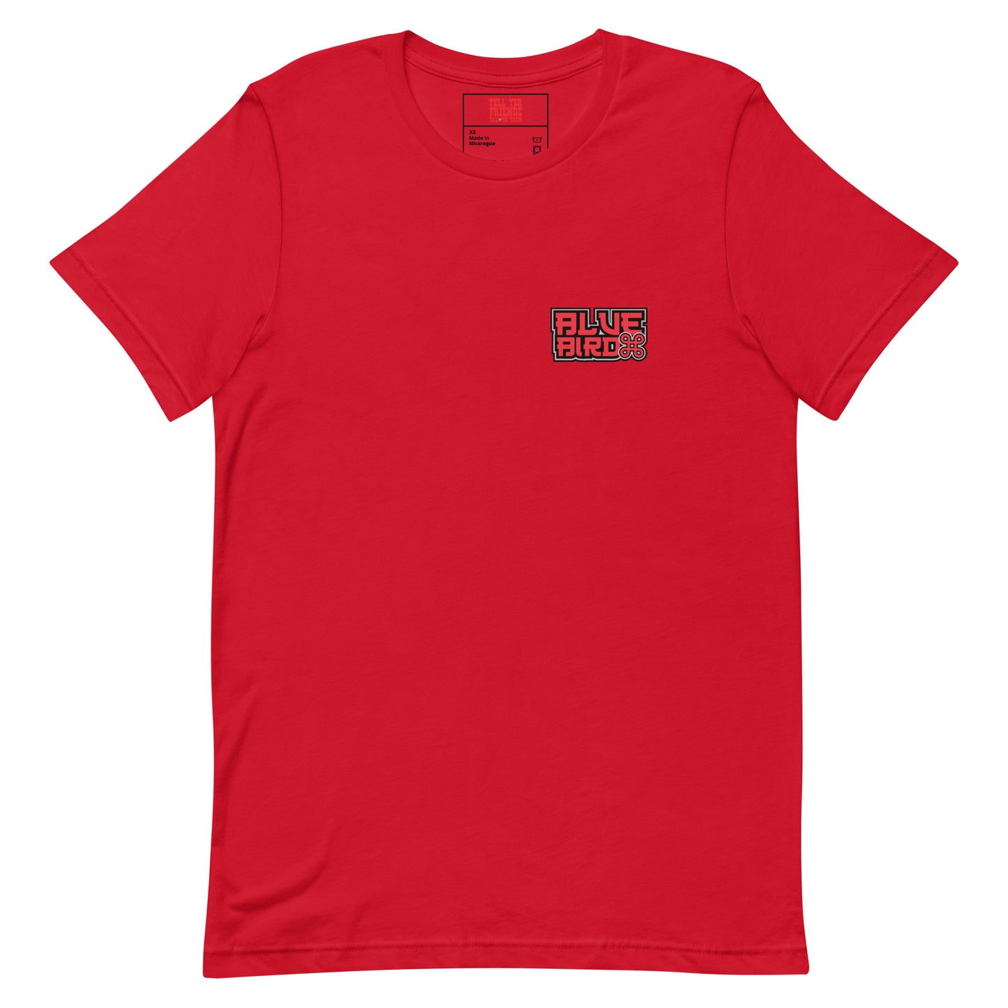BLUEBIRD NINJA LOGO POCKET PRINT T-SHIRT