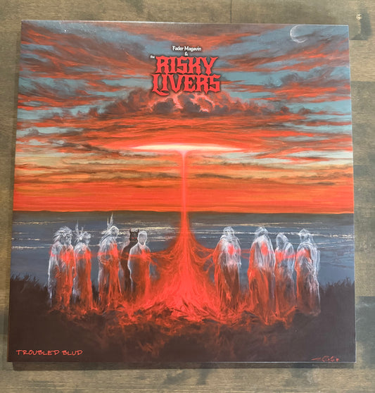 Risky Livers "Troubled Blud" Double 45 Vinyl Album