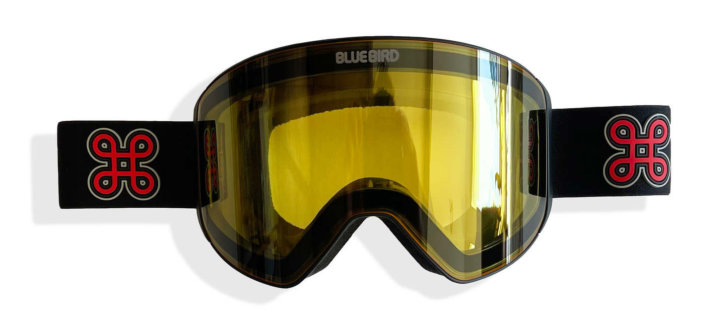 BLUEBIRD MAGNETIC SNOW GOGGLES WITH 3 LENSES. (PHOTO-CHROMATIC LENSE INCLUDED)