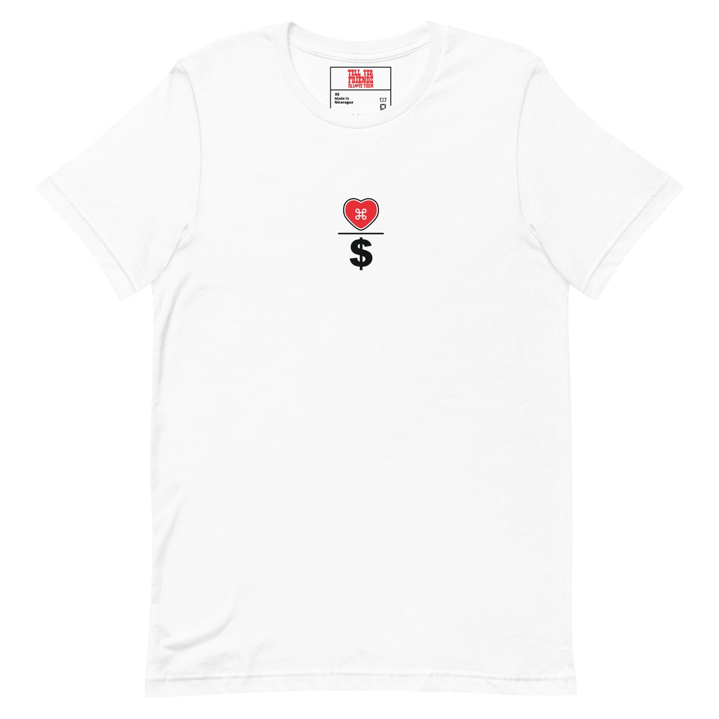 BLUEBIRD LOVE OVER MONEY T-SHIRT