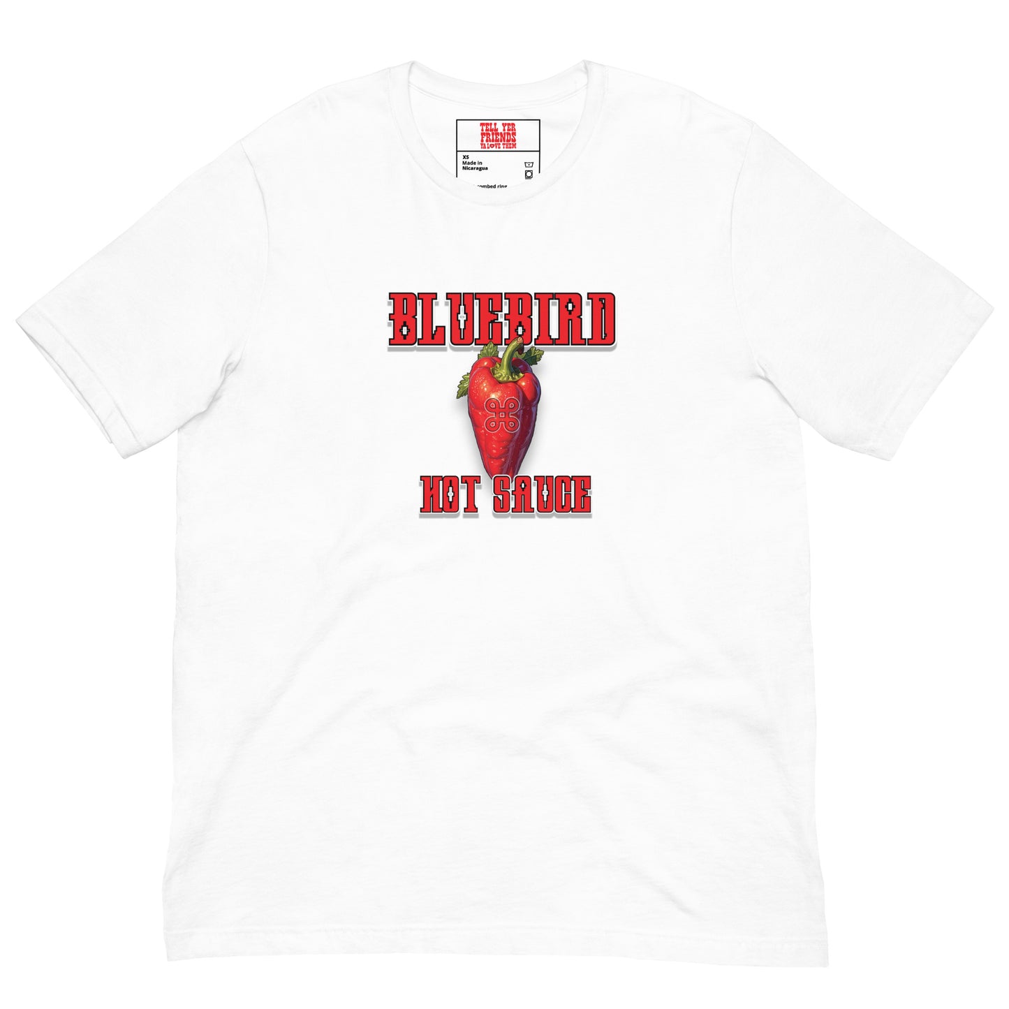 BLUEBIRD HOT SAUCE T-SHIRT